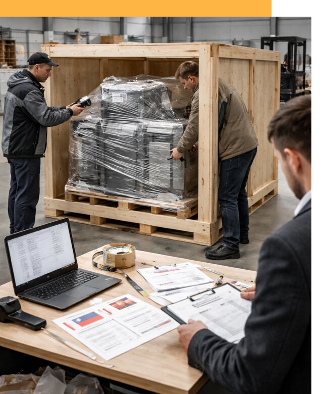 Доставка промышленного оборудования из США от 67555 руб