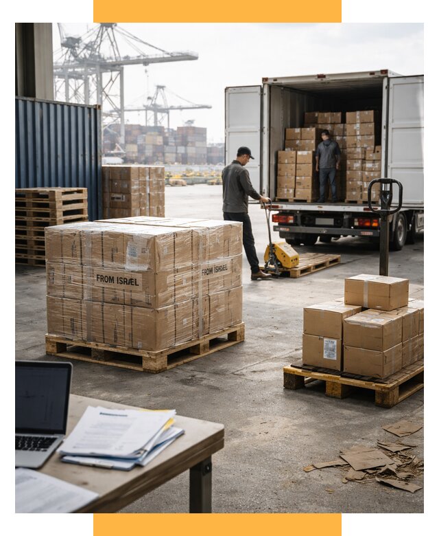 Доставка грузов из Израиля от 15590 р., логистика от СетСервис-Шм
