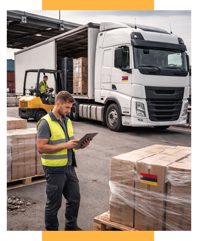 Автоперевозки из Армении от 98734 р. — услуги СетСервис-Шм