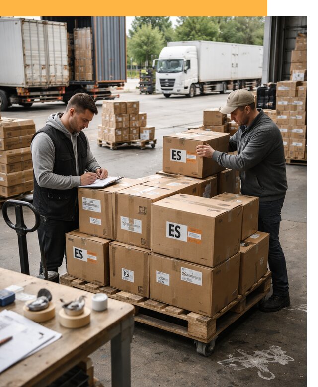 Доставка грузов в Испанию автотранспортом от 36376 руб