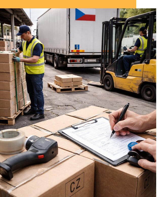 Доставка грузов в Чехию от 36376 руб, международные перевозки