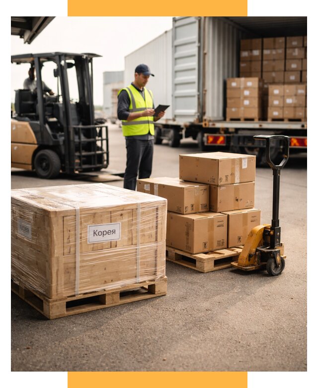 Доставка грузов в Корею из России от 36376 р. | СетСервис-Шм