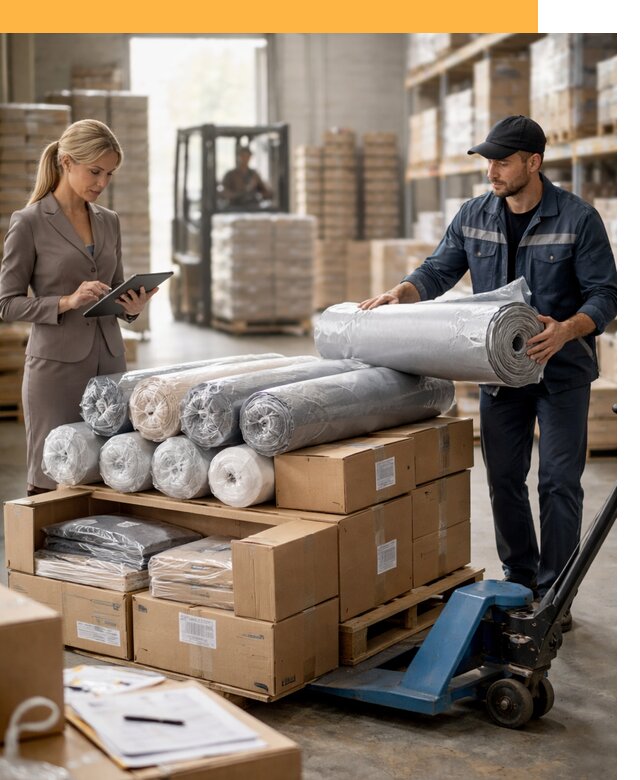 Перевозка текстиля по миру от 15590 руб. с таможней и страхованием