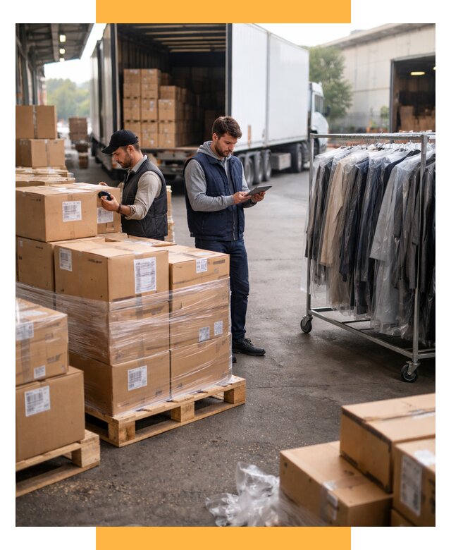 Перевозка и доставка одежды из Китая от 7795 р., СетСервис-Шм