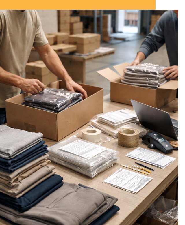 Перевозка одежды по миру от 7795 руб. с таможенным оформлением