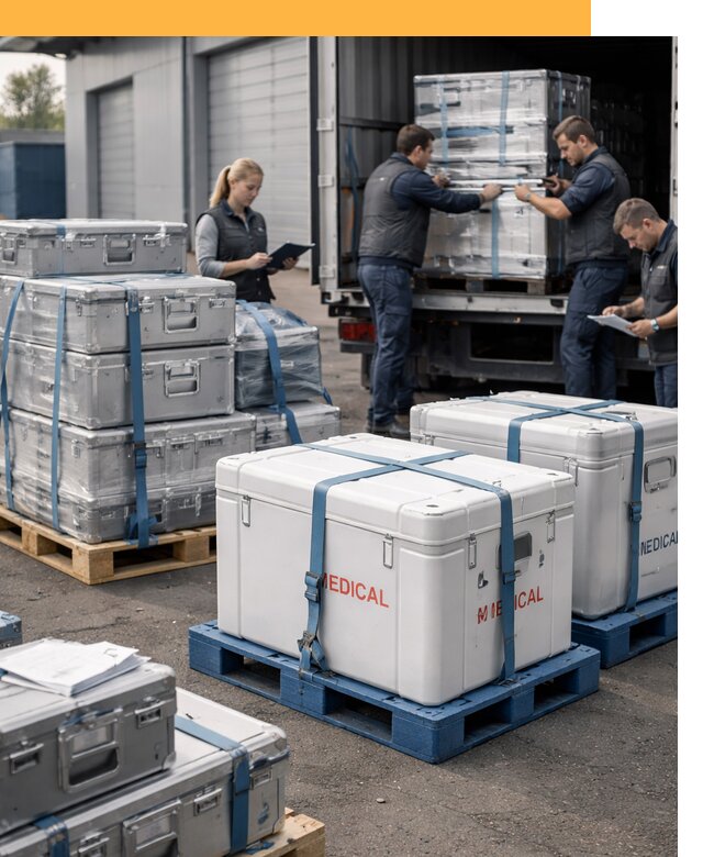 Перевозка медицинского оборудования по всему миру от 15590 руб