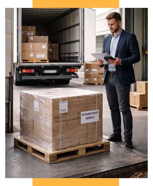 Временный вывоз товаров под ключ от 8314 р. | СетСервис-Шм