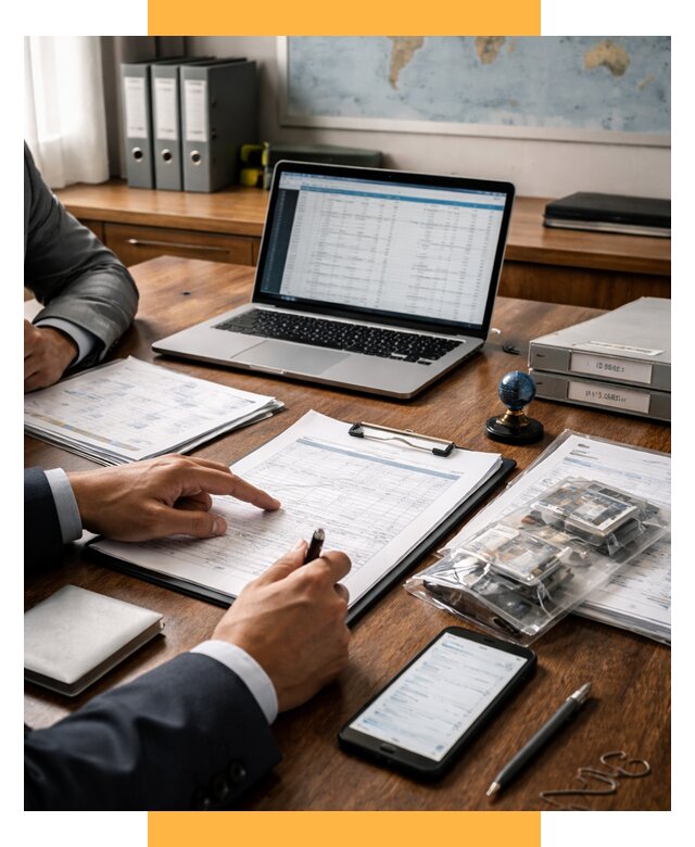 Проверка поставщика за рубежом от 8834 р. | СетСервис-Шм аудит