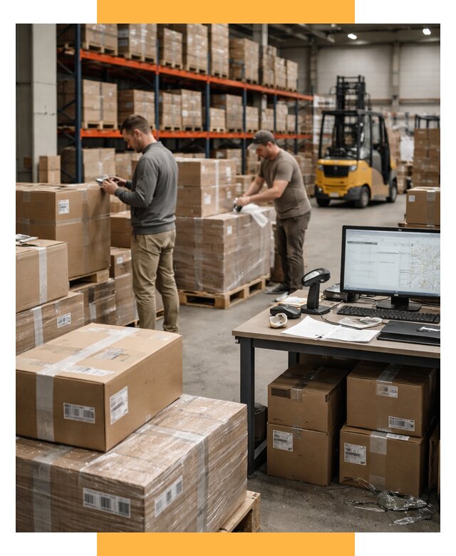 Склад консолидации в Европе от 6755 р., услуги СетСервис-Шм